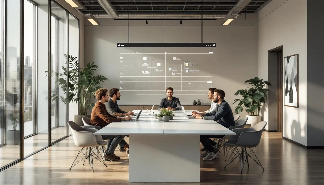 Dowell Studio team planning a product delivery roadmap